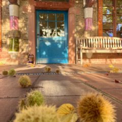 Terrasse im Herbst