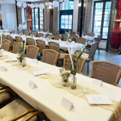 Eventraum Bestuhlung für ca. 60 Personen