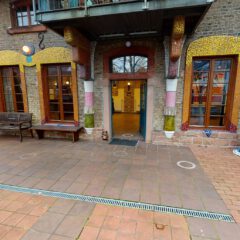 Terrasse im Winter