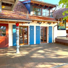 Terrasse vor kleinem Raum